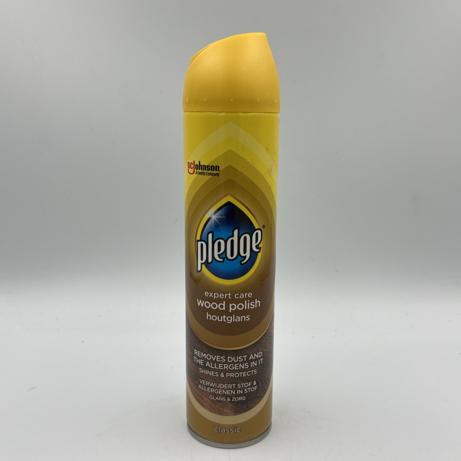 3 New Pledge Expert Care Wood Polish Spray Classic 250ml / 8.45 fl oz UK Import