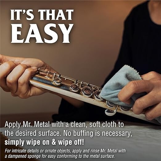 Metal Polish Liquid All Metal Multipurpose Cleaner, Non-Abrasive, Instant Ste…