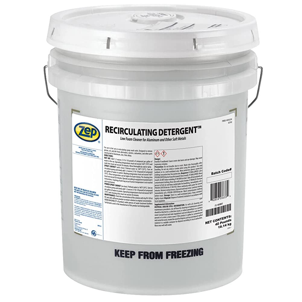 Zep Recirculating Detergent Powder – 40 lbs (1 Unit) 36334