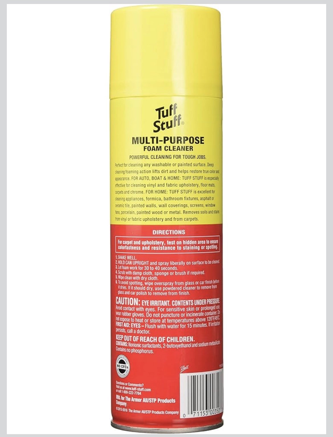 (2 PACK )Tuff Stuff Multi Purpose Foam Cleaner for Deep Cleaning of Car Interior