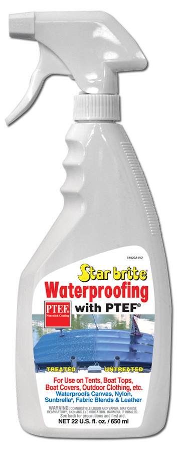 Fabric Waterproofing Protectant w/PTEF Marine Boat Cover Canvas Tent 22 oz