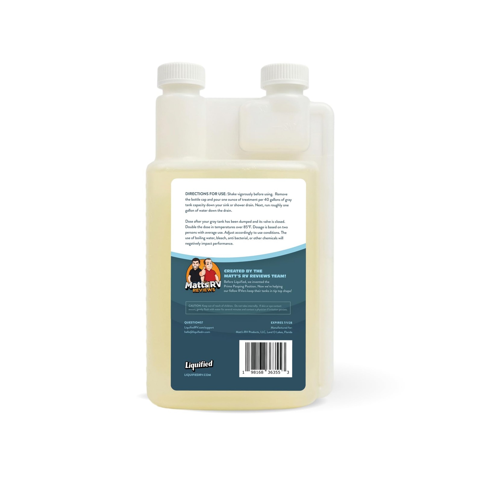 Liquified RV Toilet Treatment – Gray Holding Tank Digester – Odor Eliminator …