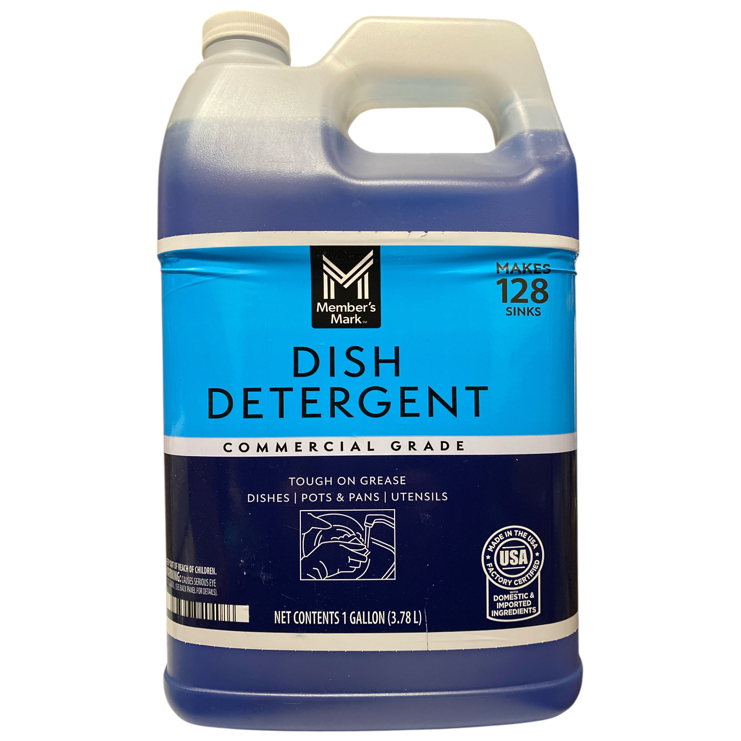 Member’s Mark Commercial Grade Blue Dish Detergent, 1 Gallon