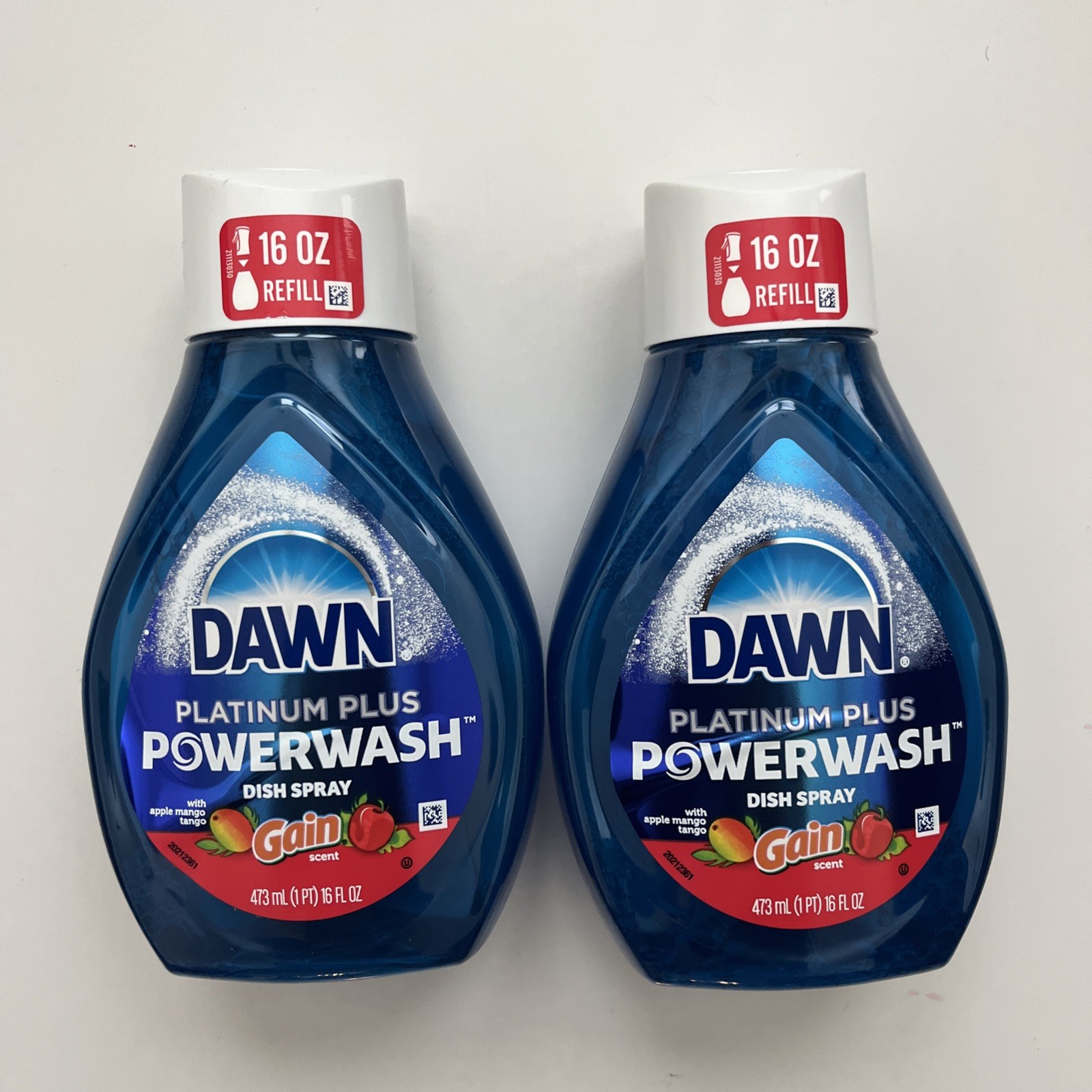 Dawn Powerwash Gain with apple mango tango Scent Spray Refills, 16 fl oz (2pk)