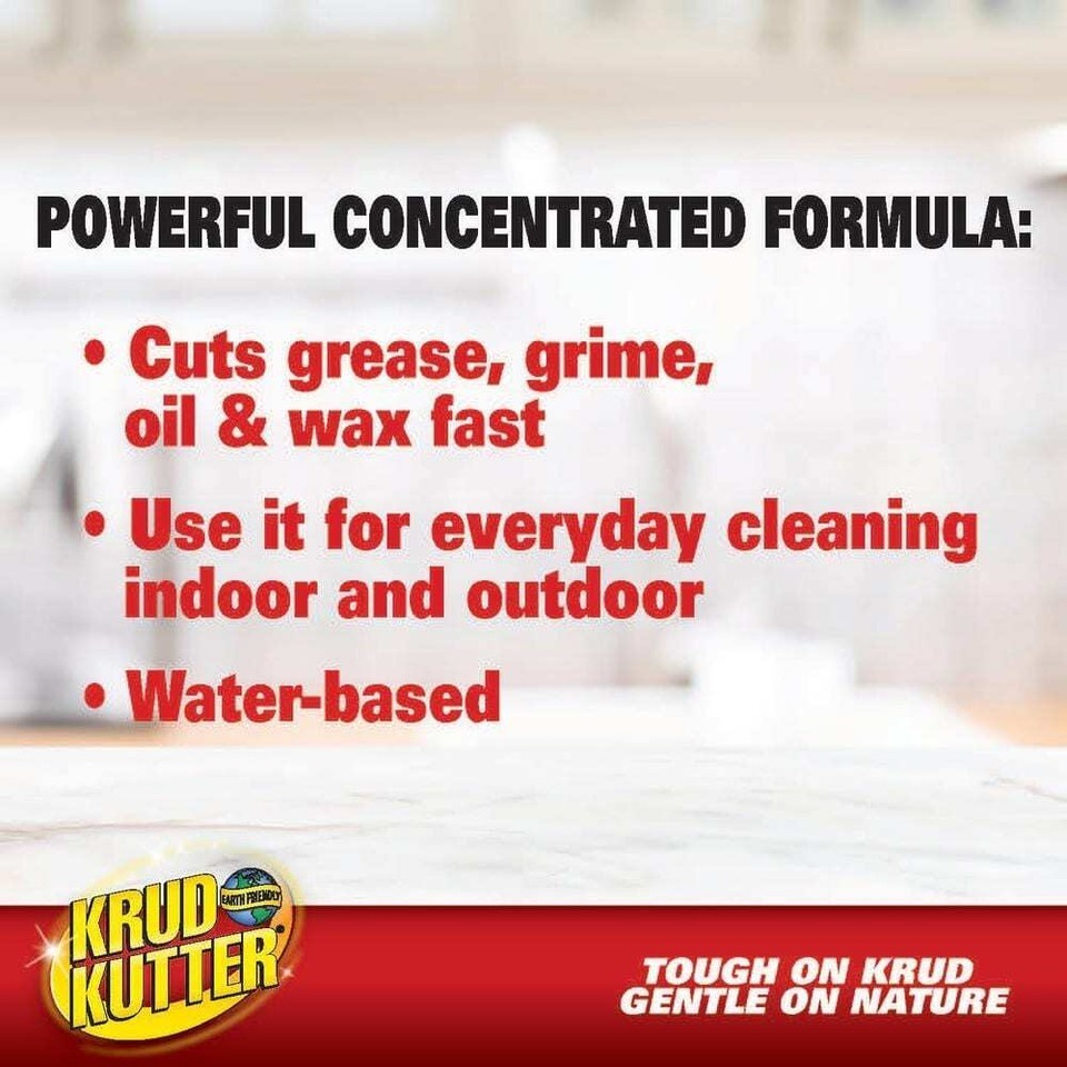Krud Kutter 1 Quart Liquid Cleaner & Degreaser for Grease on Multisurfaces