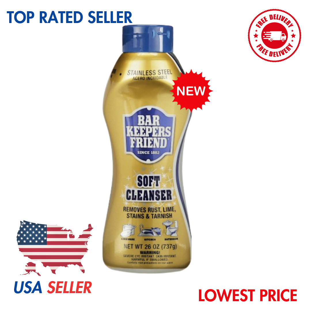 BAR KEEPERS FRIEND SOFT CLEANSER LIQUID ALL-PURPOSE – 26 OZ