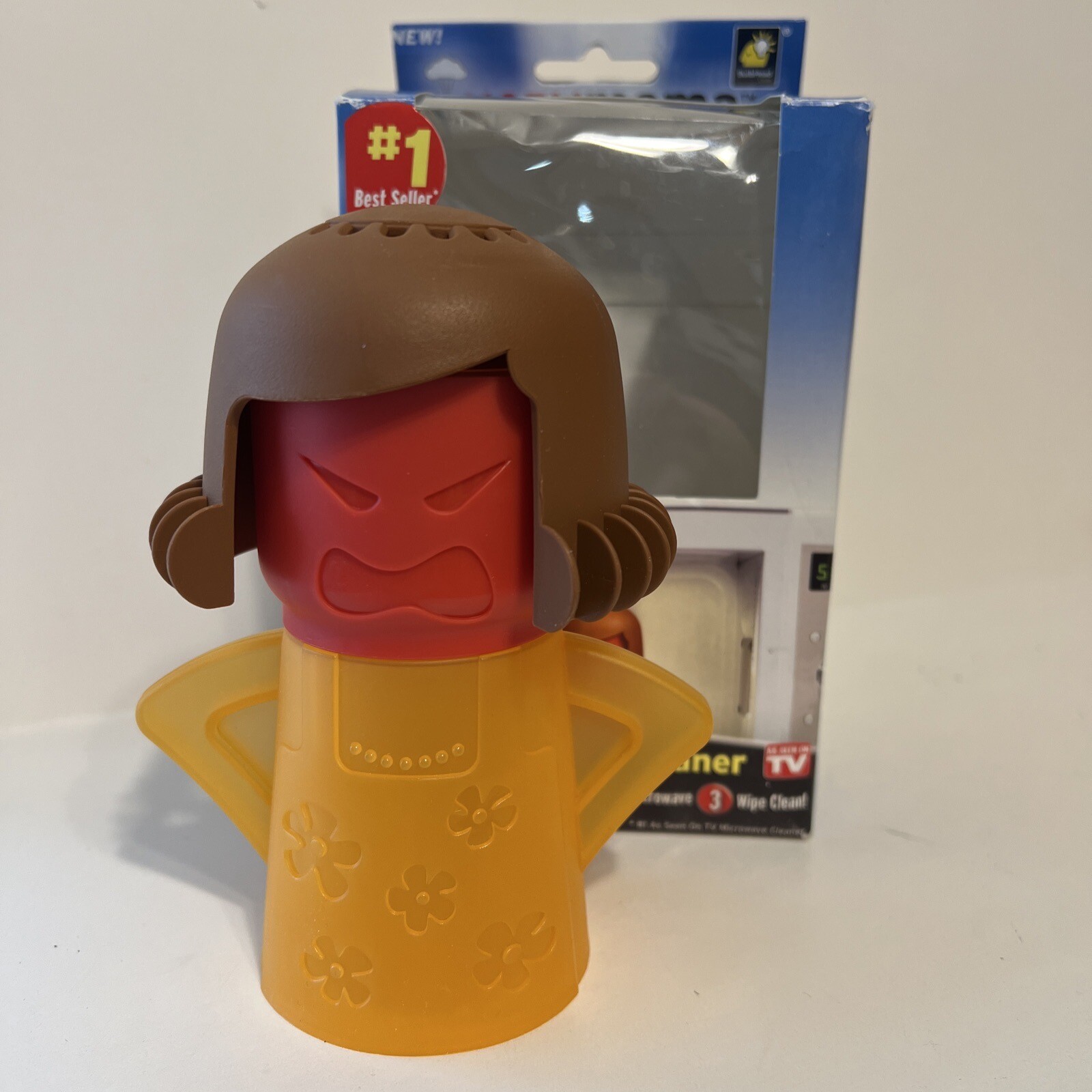Angry Mama Microwave Cleaner Bulbhead dishwasher safe steams away stains odors
