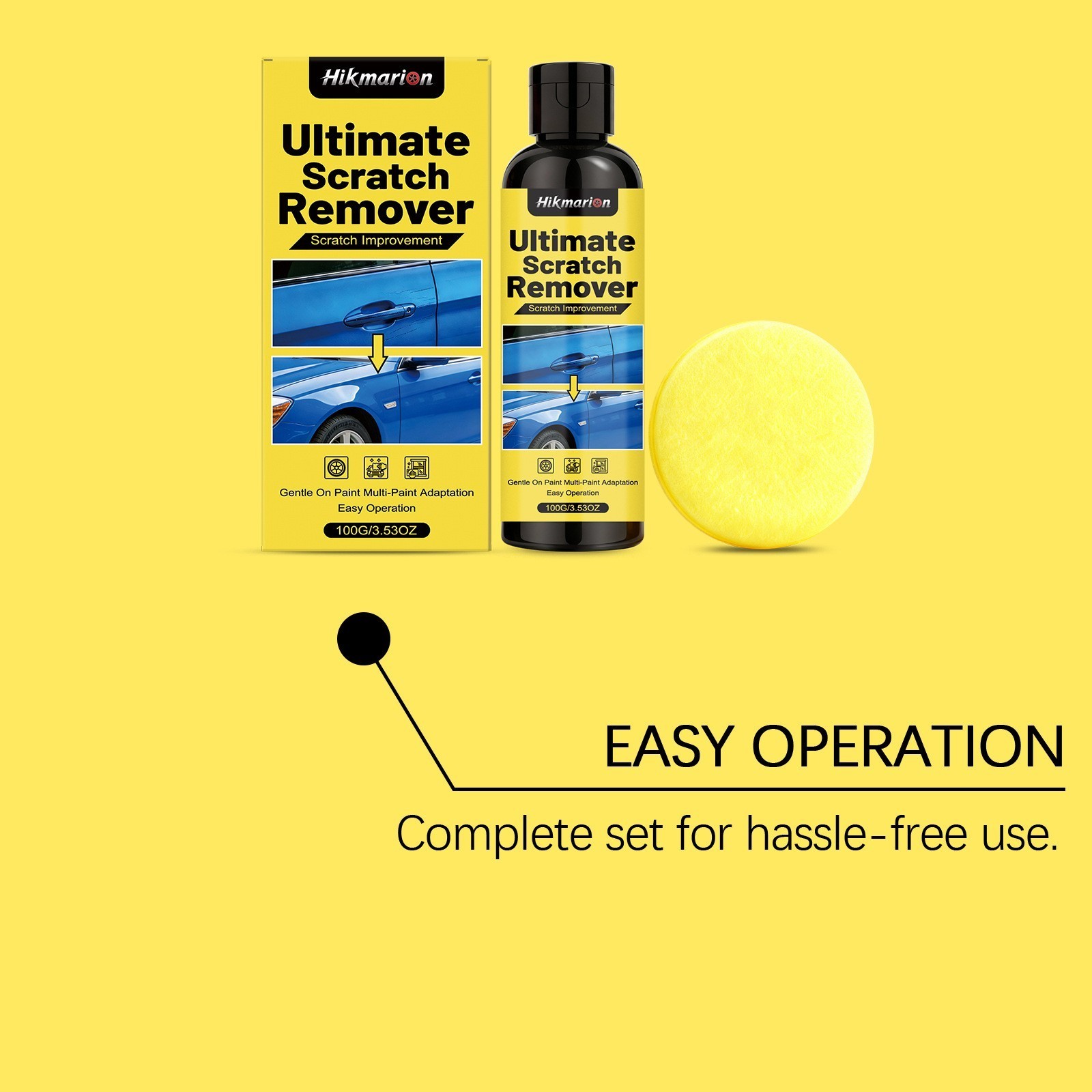 NanoPolix Car Scratch Remover Paste 100g Universal Auto Paint Polishing Repair