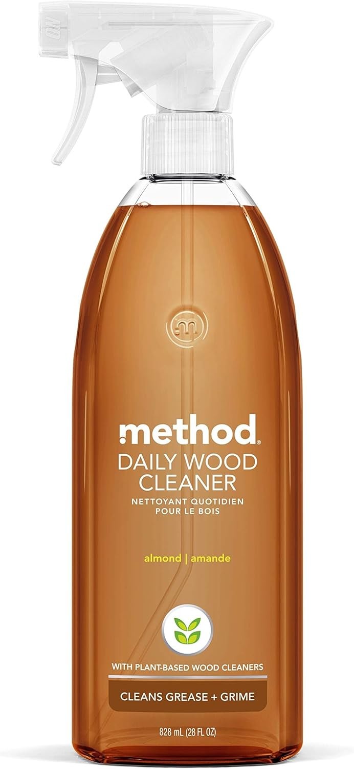 Method Daily Wood Cleaner, Almond, Plant-Based Formula – 28 oz -(Pack of 1)