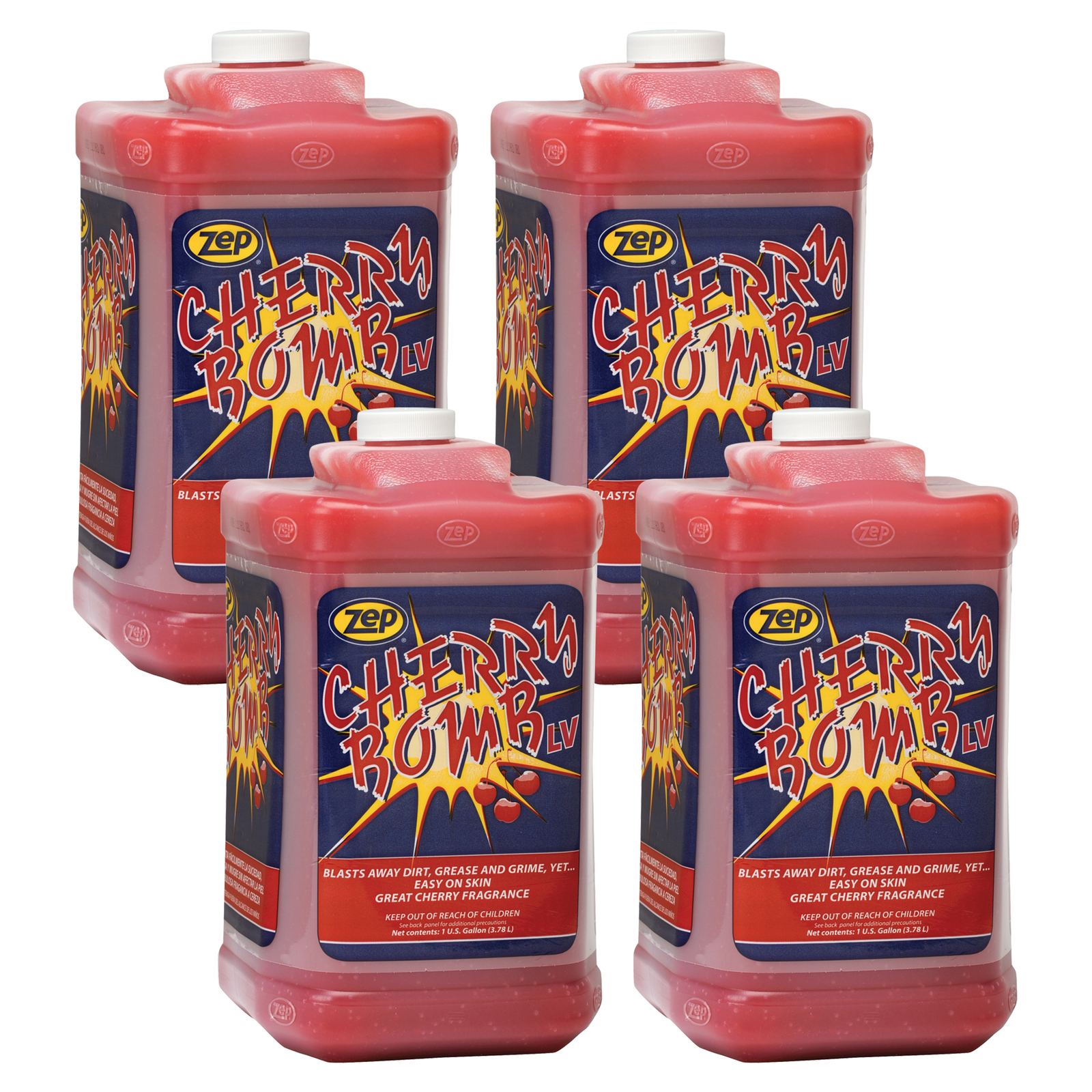 Zep Cherry Bomb LV Industrial Hand Cleaner – 1 Gal (Case of 4) – 329124