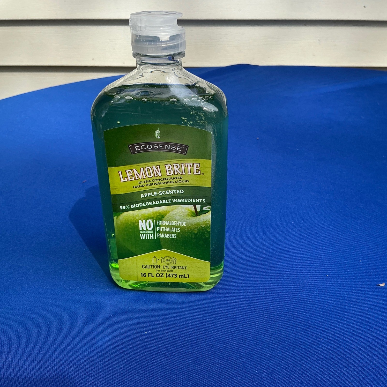 EcoSense Dishwashing Liquid Lemon Brite 16oz Green Apple Scented Concentrated