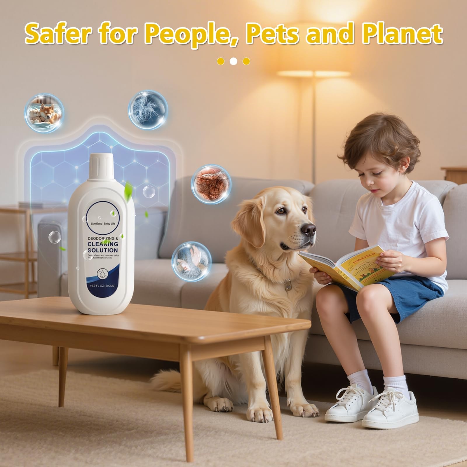 2 Pack Floor Cleaning Solution for Tineco and Robot Vacuums with Mopping, Dee…