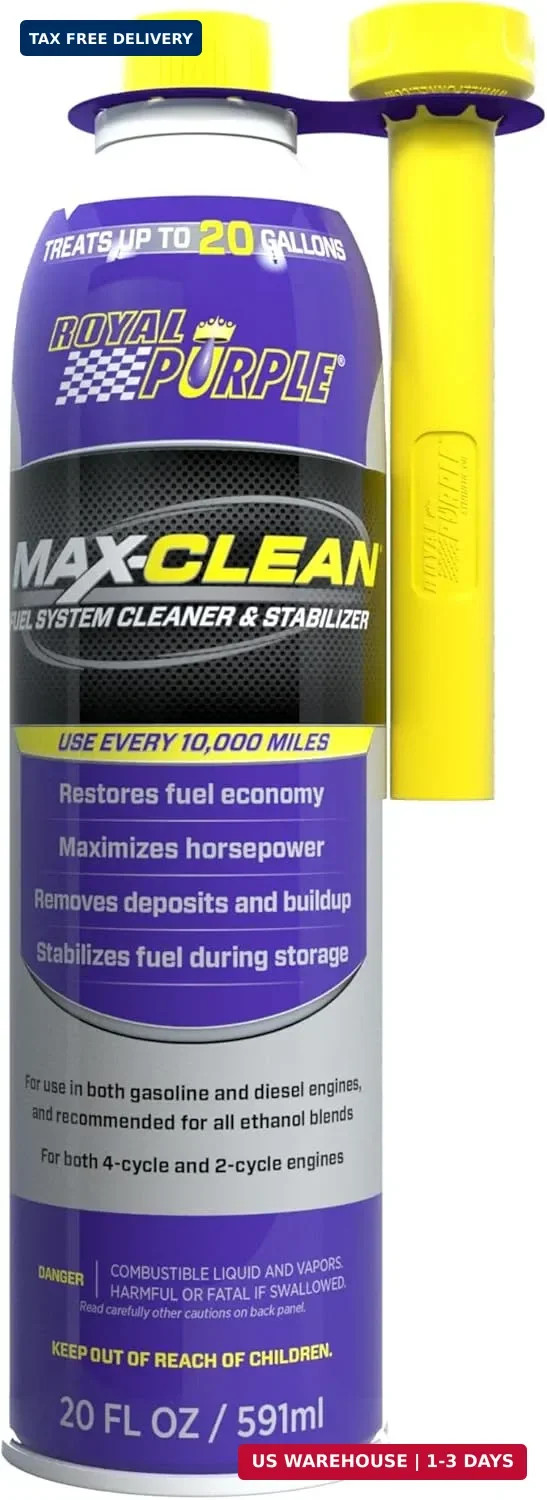 Royal Purple Max-Clean Fuel System Cleaner and Stabilizer 11722 20 Ounce