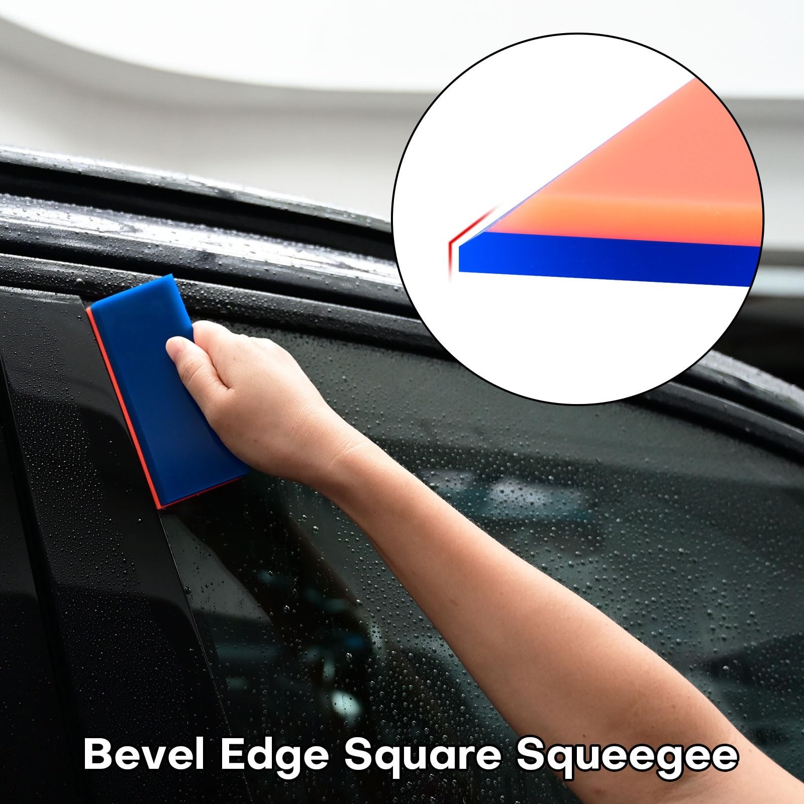 2 Pack Squeegee (5-Inch Blade, No Handle)