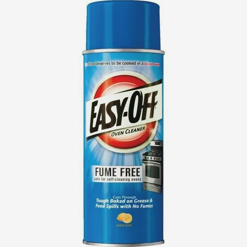 Easy-Off Oven Cleaner 14.5 oz. LEMON Scent Fume Free Baked-On Spills Safe NEW!!