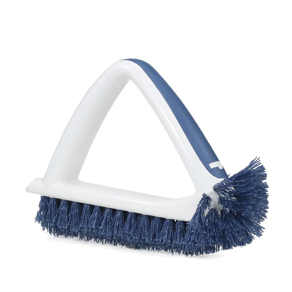 2in1 Grout Corner Brush HeavyDuty Bathroom Shower Tile Scrubber Tool