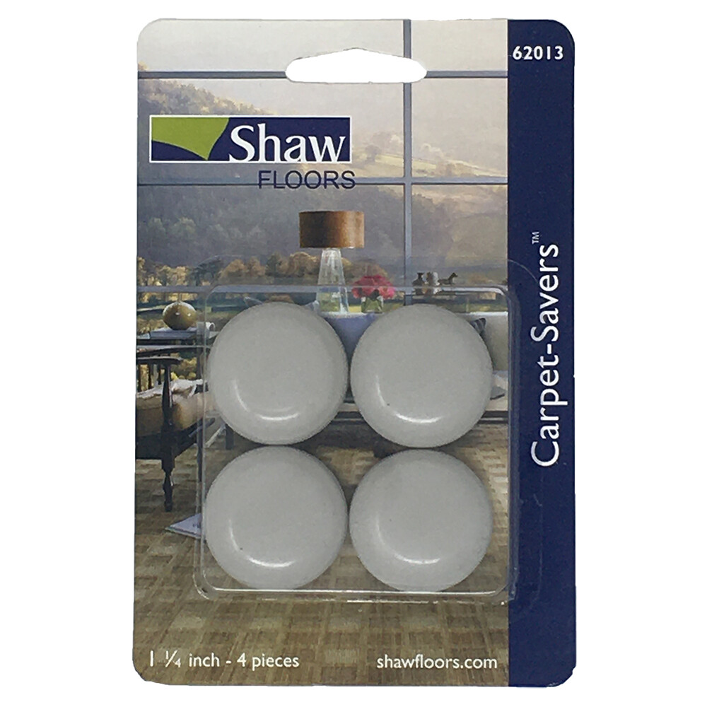 Shaw 1.25″ Cream Peel Back Felt Carpet Saver Pads 4 Units