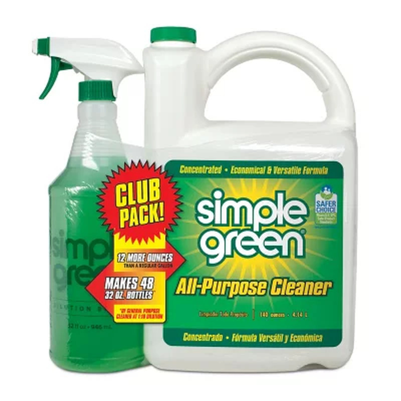 Simple Green All-Purpose Cleaner Bundle: 140 oz Refill + 32 oz Trigger Spray