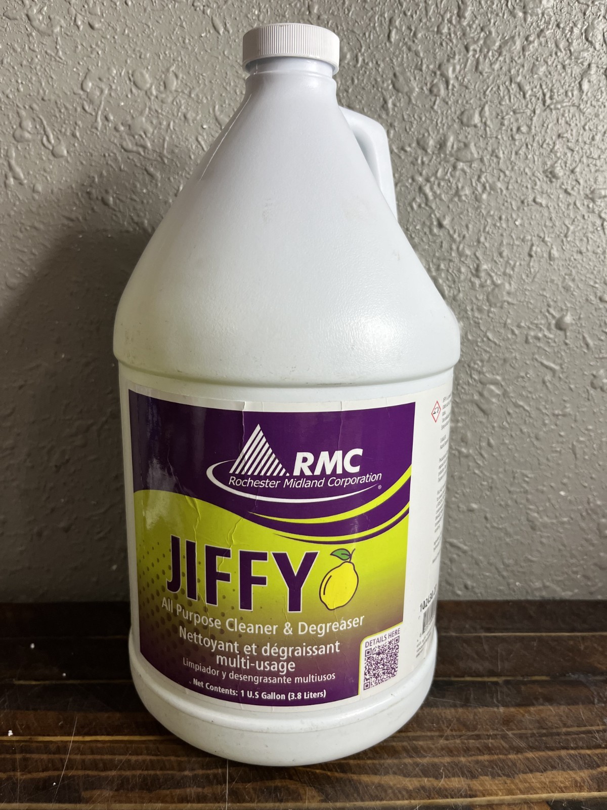 RMC Jiffy All Purpose Cleaner Degreaser Lemon Scent 1 Gallon Jug Rochester
