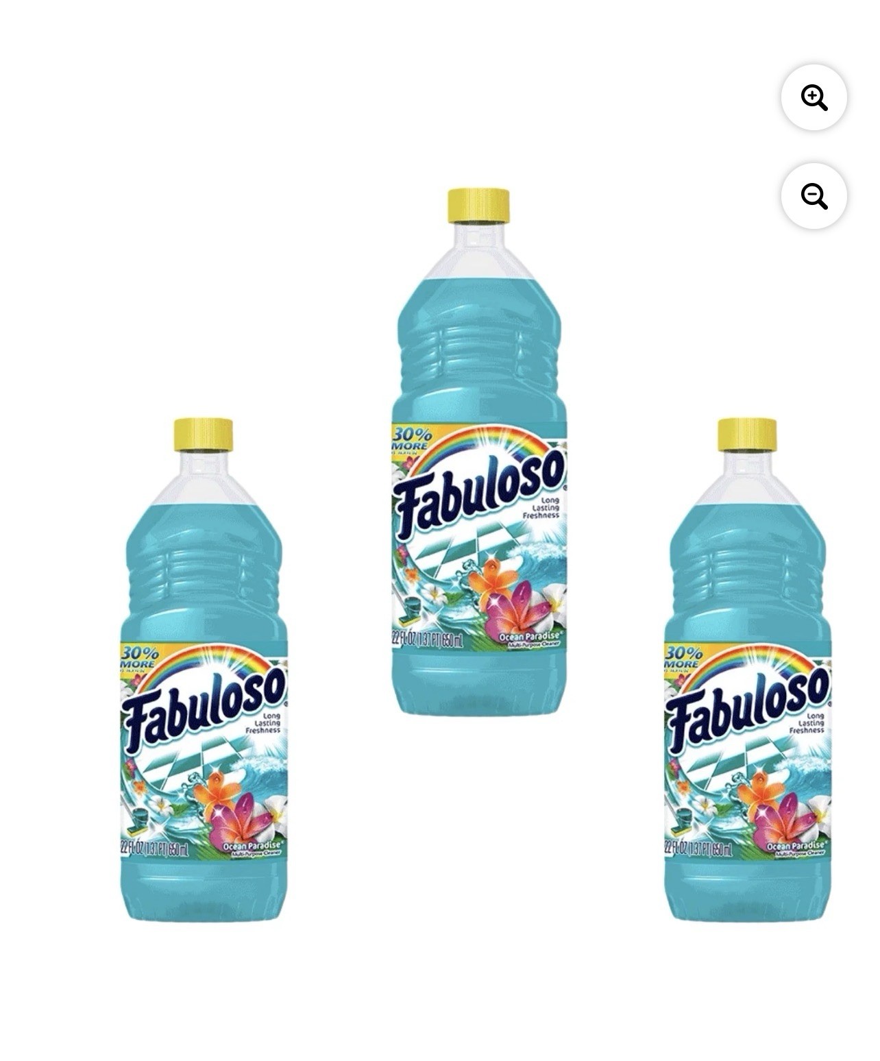 Fabuloso Ocean Paradise All-Purpose Liquid Cleaner 22 fl oz 3 Pack Multi-Surface