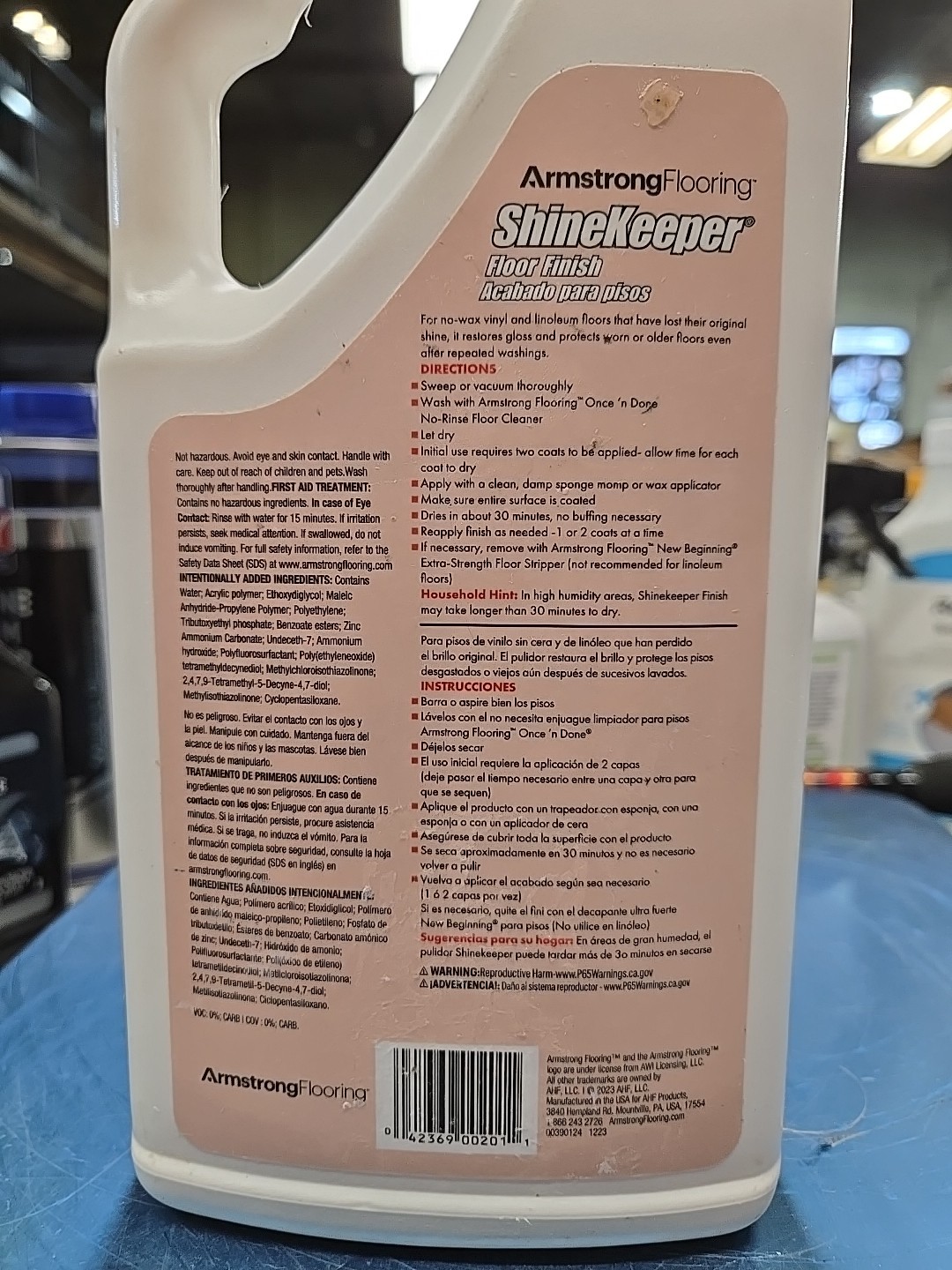 Armstrong Flooring ShineKeeper Resilient Floor Finish- 32 Fl Oz