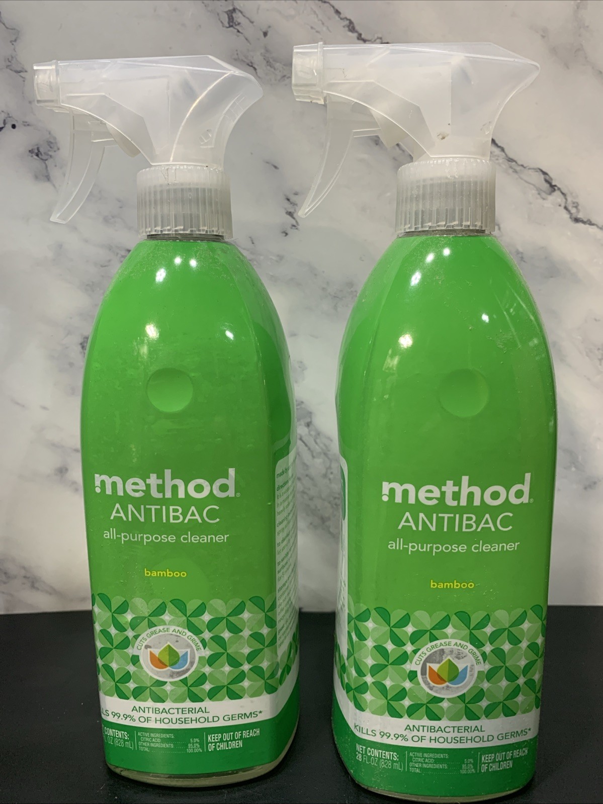 Method Bamboo Scent All Purpose Cleaner +28+oz.+Liquid 2 Pack