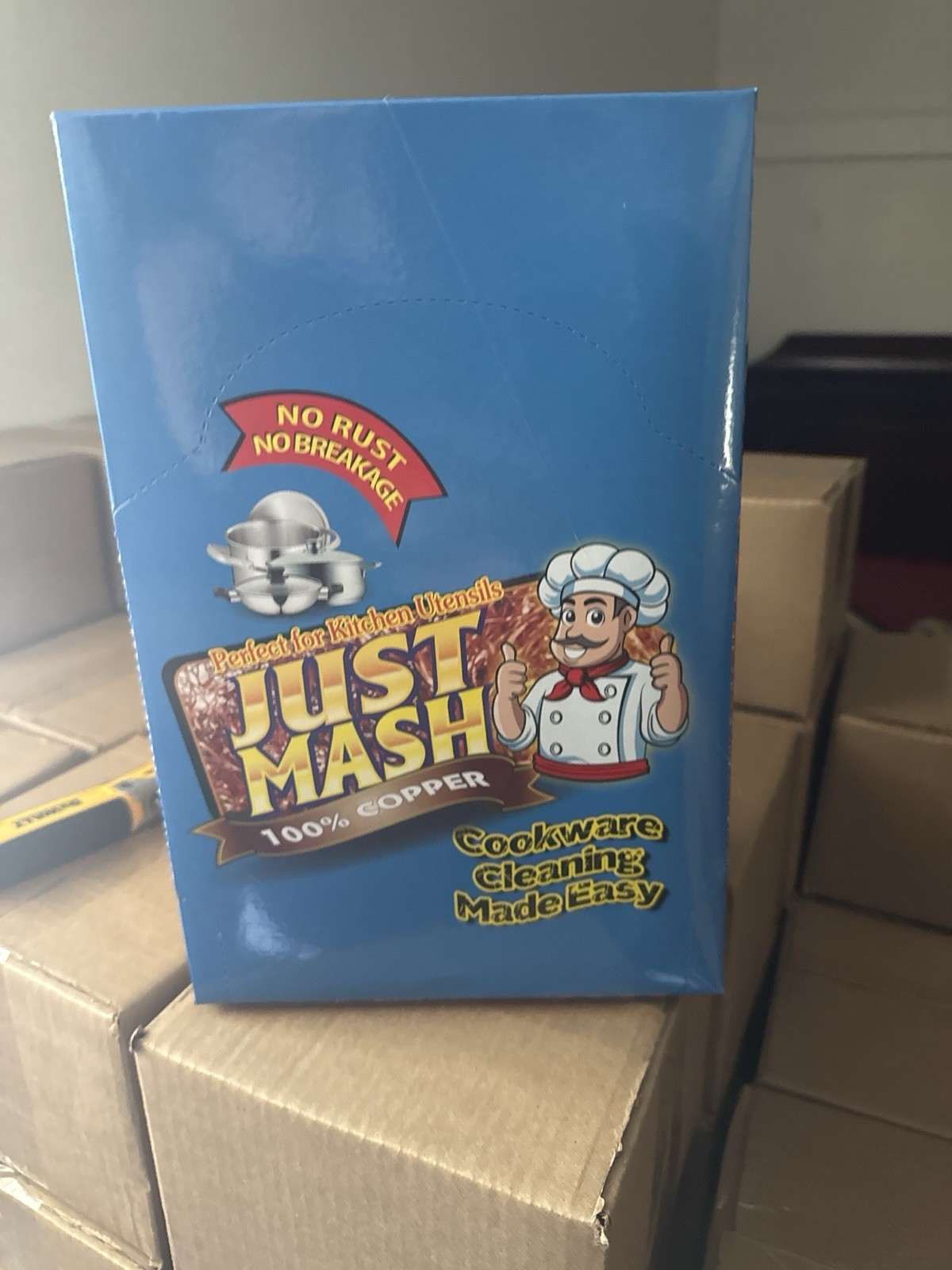 Just mash Copper Srcubber 36 Count Pan and Dish Cleaner