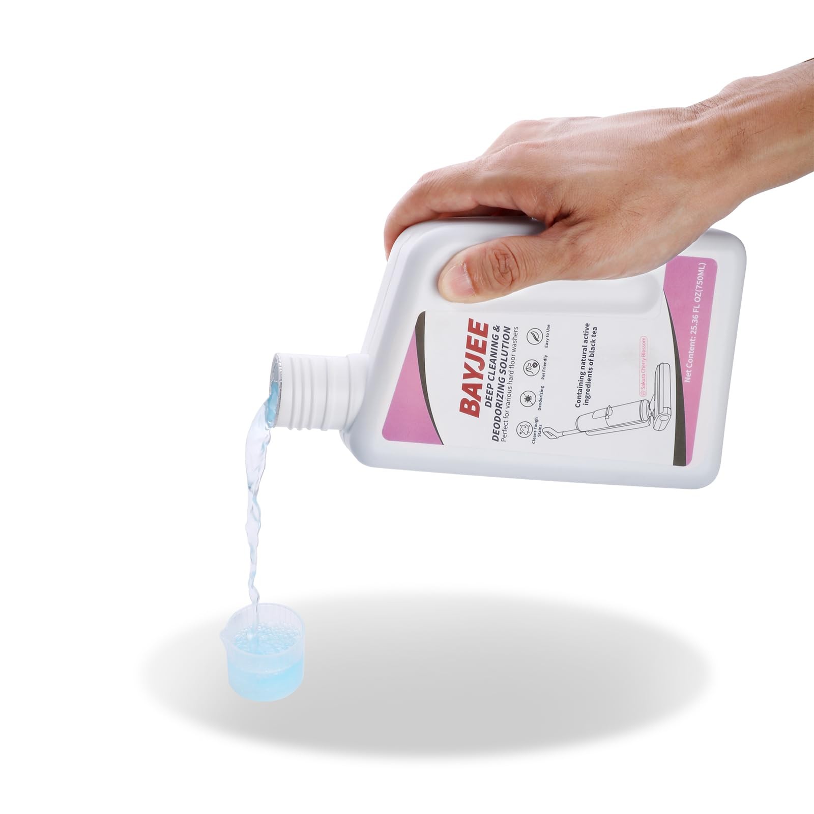 Deep Cleaning & Deodorizing Solution, 25.36FL OZ/750ML, Designed for TINECO, …