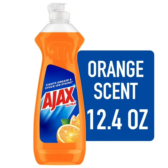 Ajax Ultra.Orange.Triple Action Dish Liquid 12.4oz each 3 pack