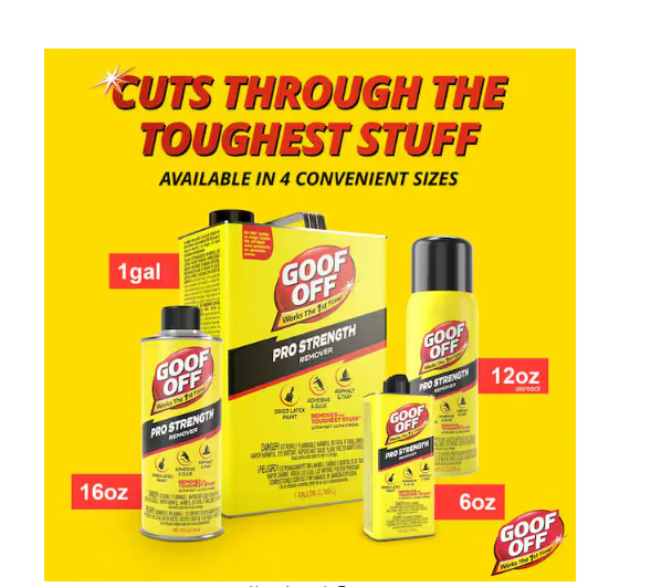 Professional Strength Remover for Paint and Adhesive 6 Fl. Oz.