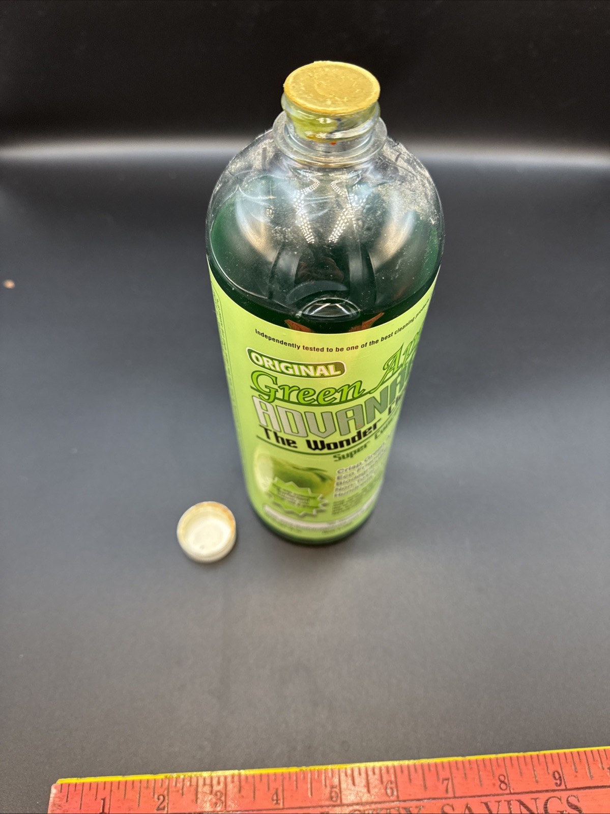 ADVANAGE 20X Green Apple Multi-Purpose Cleaner Ultra Concentrated Formula 34 OZ