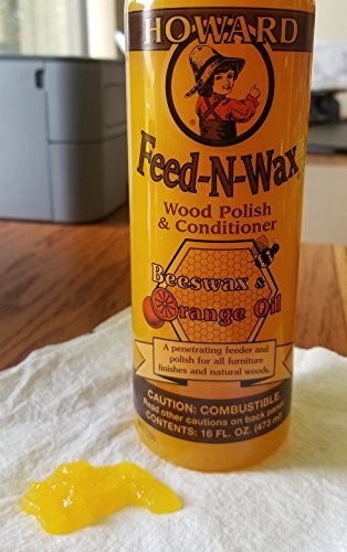 Howard FeedNWax Wood Polish and Conditioner 16Ounce