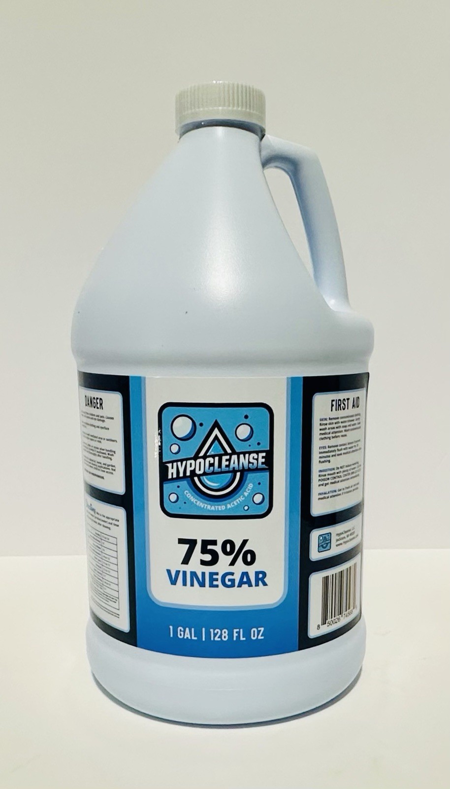 75% Vinegar – Concentrated Acetic Acid – All Natural Cleaning Vinegar – 1 Gallon