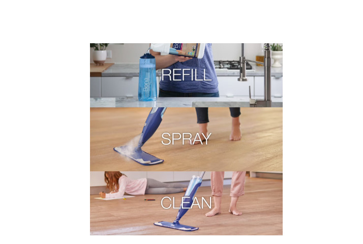Hardwood Floor Cleaning Solution Refill Unscented 128 fl oz Multi-Surface