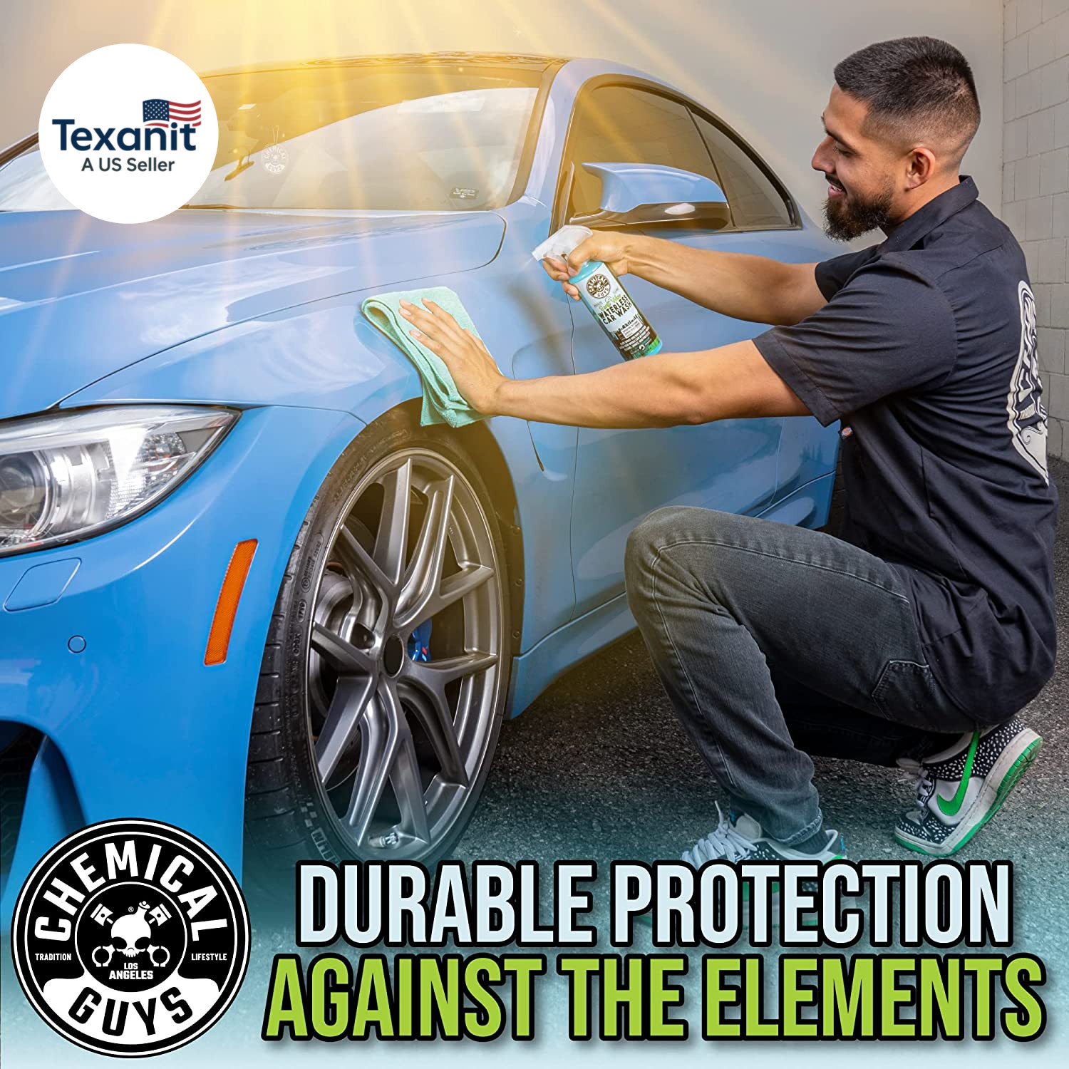 Swift Wipe Sprayable Waterless Car Wash Spray – Spray and Wipe to Safely Clean a