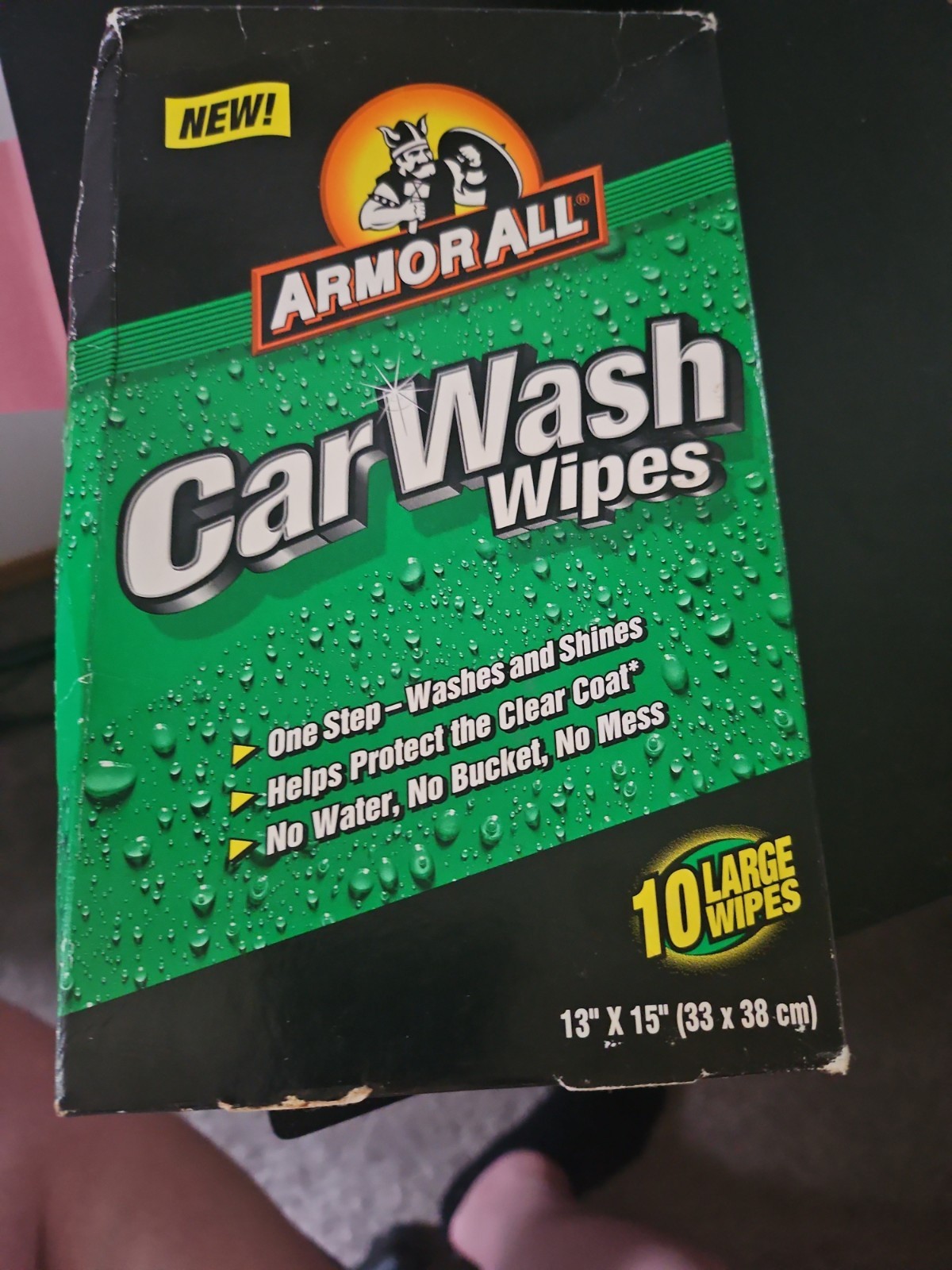 Armor All Ultra Shine Car Wash Wipes Armorall XL Extra Large Cleaning Exterior