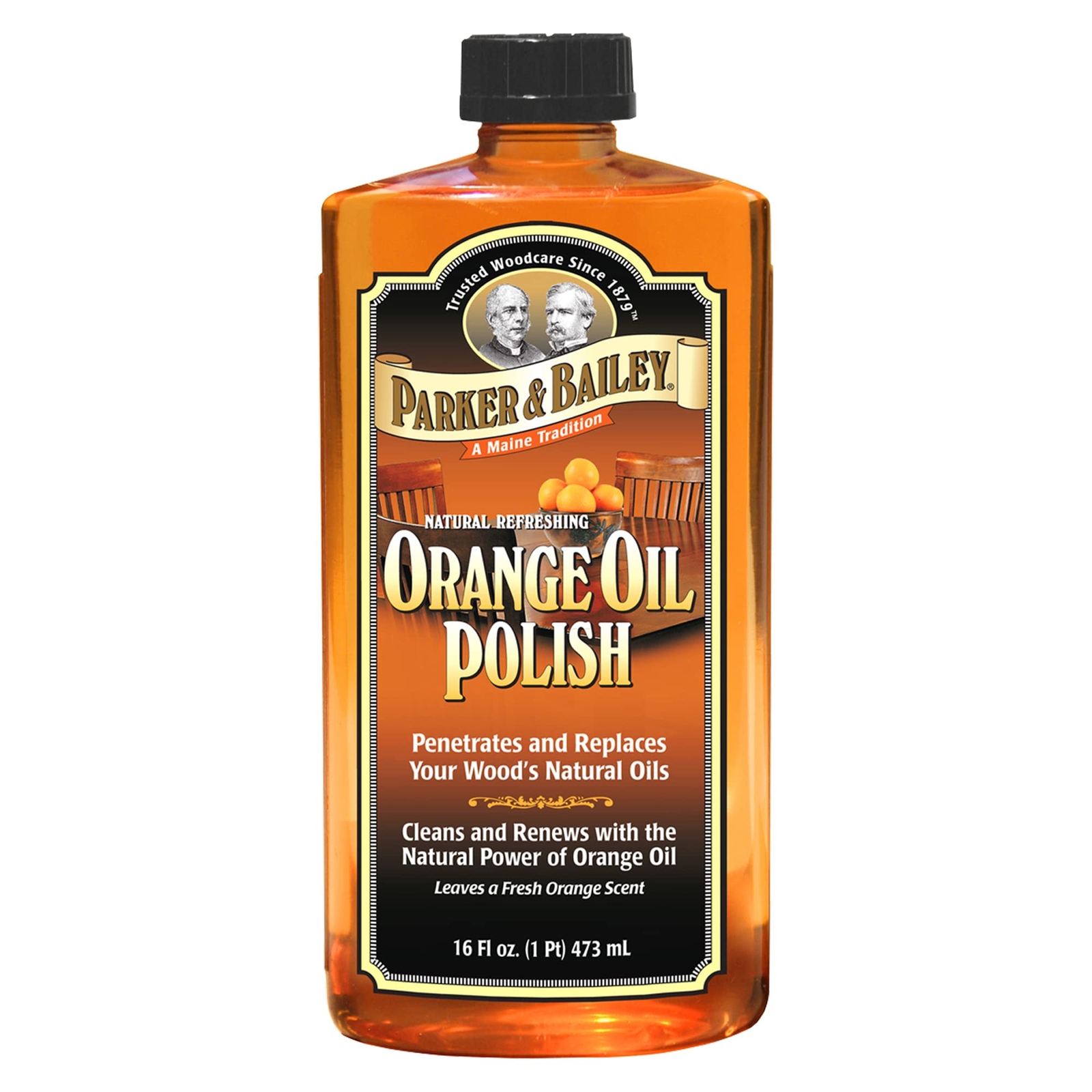 Parker Bailey Orange Oil Wood Cleaner and Polish 16 Fl Oz Natural Shine