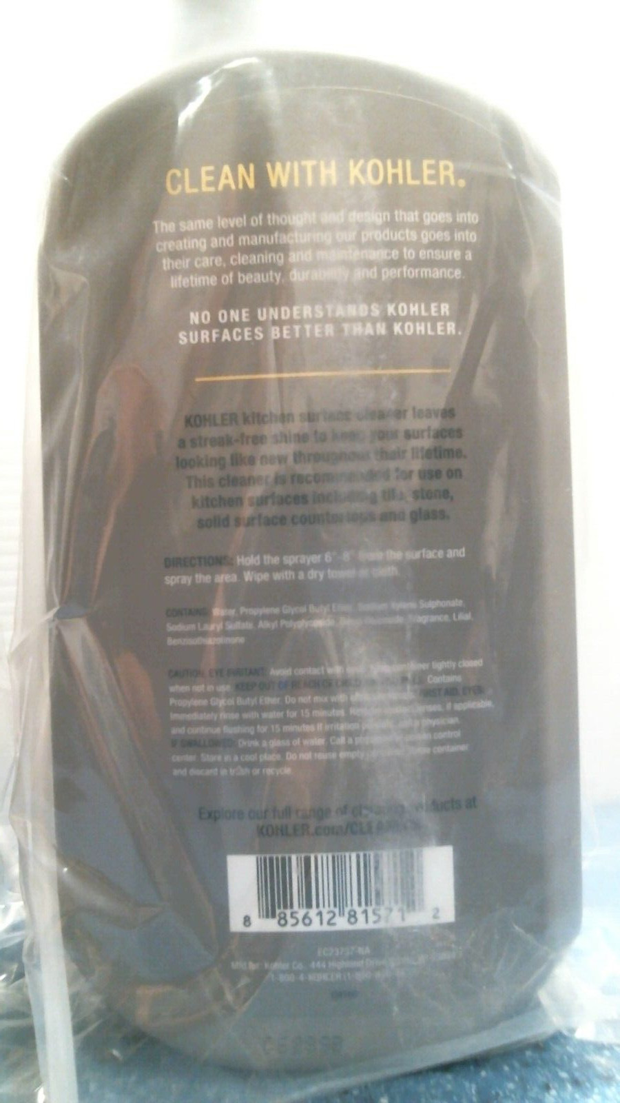 Kohler Kitchen SURFACE Cleaner 28 fl. oz. LOT OF 2 (81571) FS