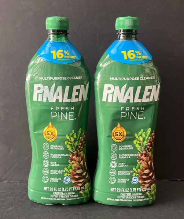 2 PACK of Pinalen Original Fresh Pine Multi Purpose Cleaner – 28 fl oz ea