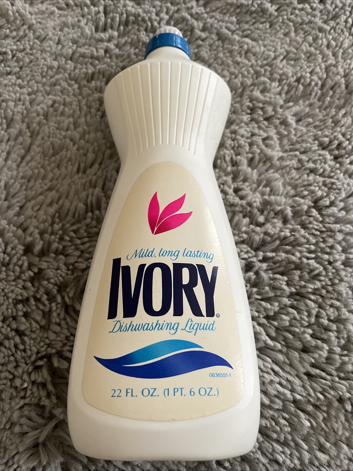 1X Ivory Dishwashing Liquid 22oz NEW Rare Full Bottle 1986