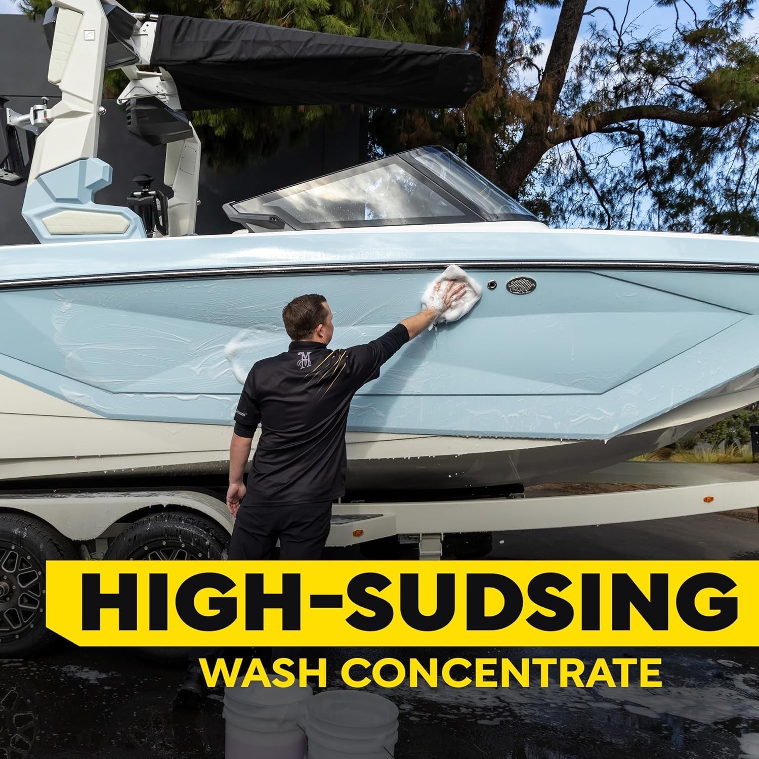Meguiar’s M43 Marine/RV Boat Wash, pH-Balanced Boat/RV Wash for Protecting Fi…