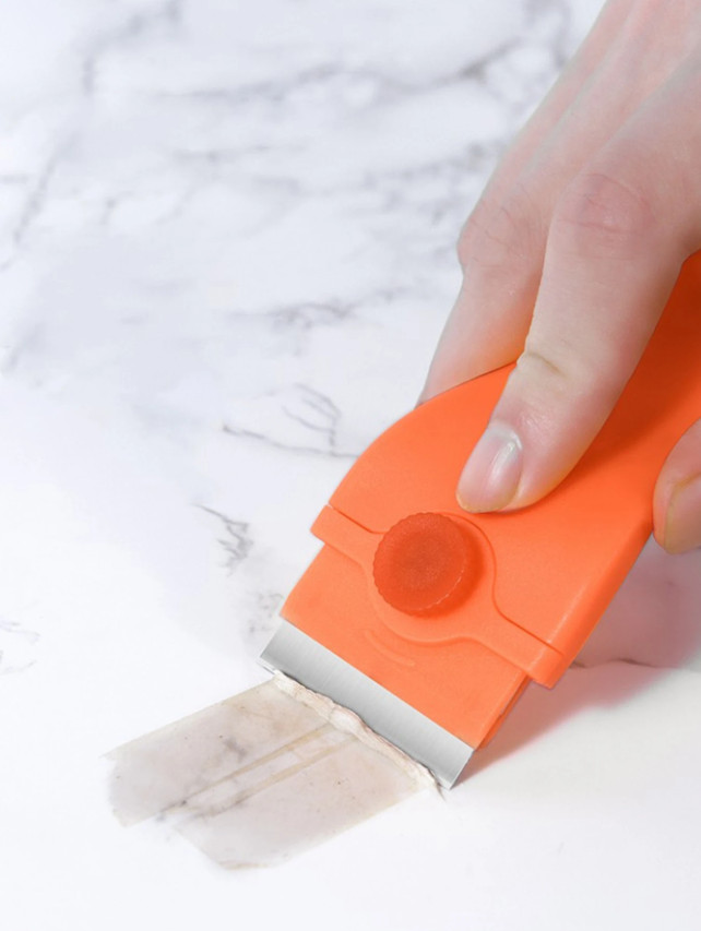 1pc Portable Multifunction Cleaning Scraper for Kitchen and Bathroom Use-NEW