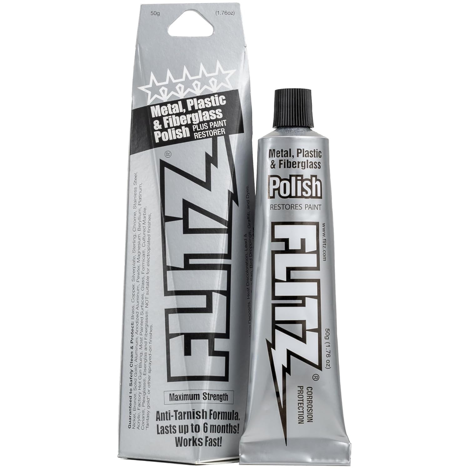 Flitz Multi-Purpose Polish and Cleaner Paste for Metal, Plastic, Fiberglass