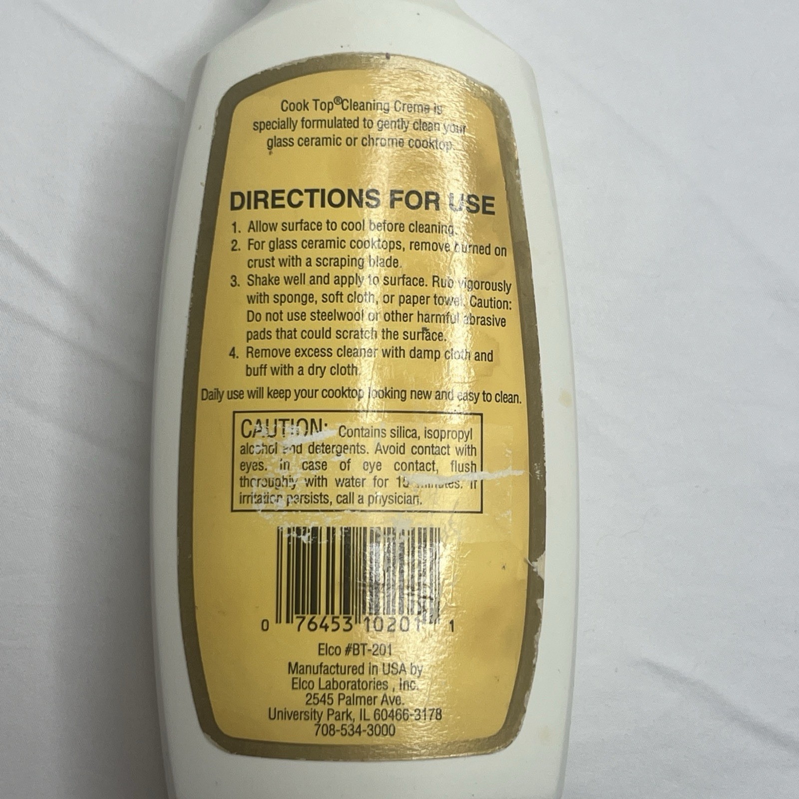 Cook Top Cleaning Cream out of production Smooth Top Ranges Large 20oz