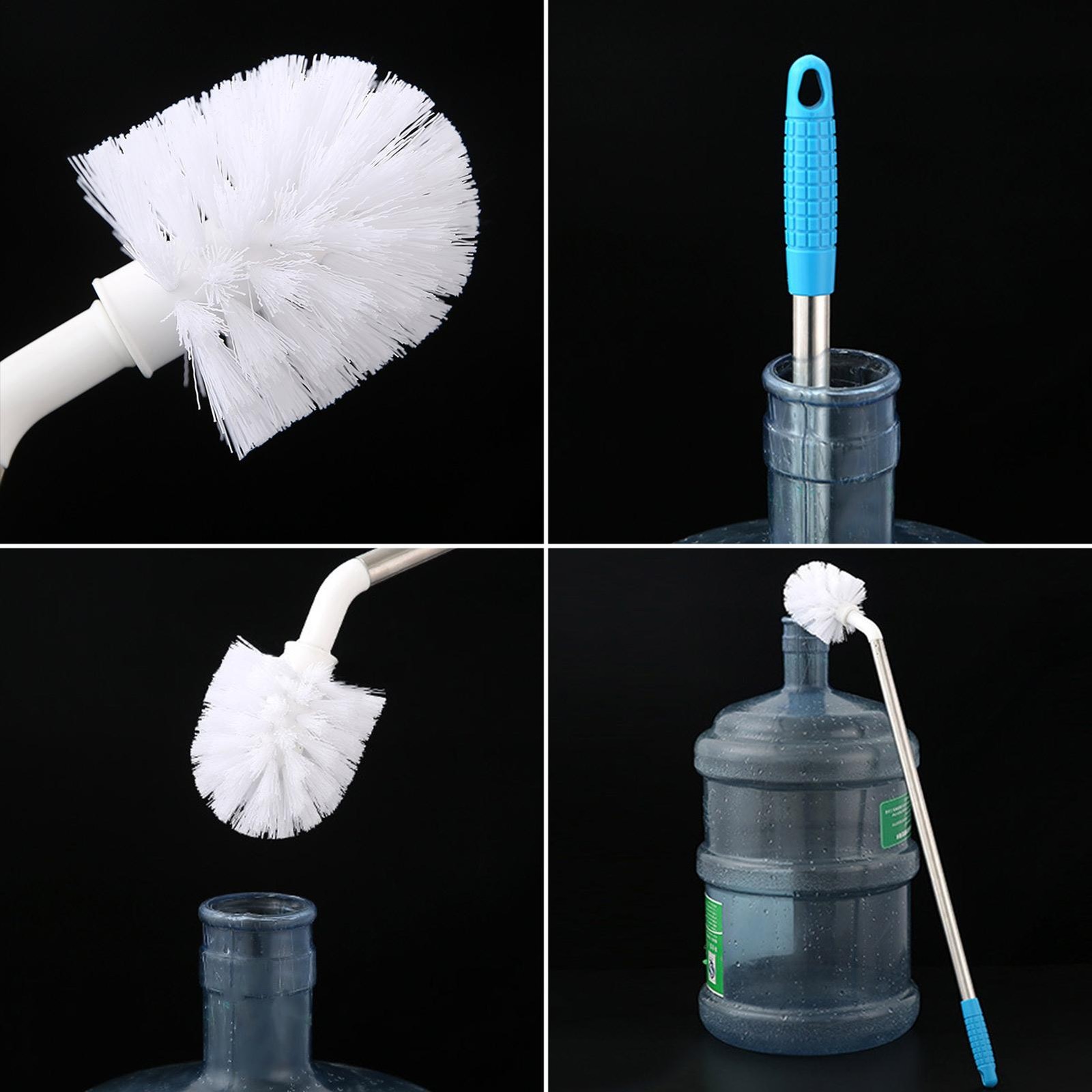 Water Bottle Brush Carboy Cleaning Brush With Non-slip Handle Bendable Pleasant