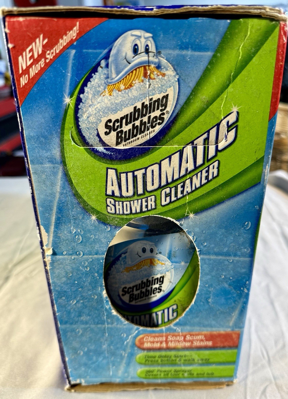 Scrubbing Bubbles AUTOMATIC BATHROOM SHOWER CLEANER Kit w/ 2 Cleaning Solutions