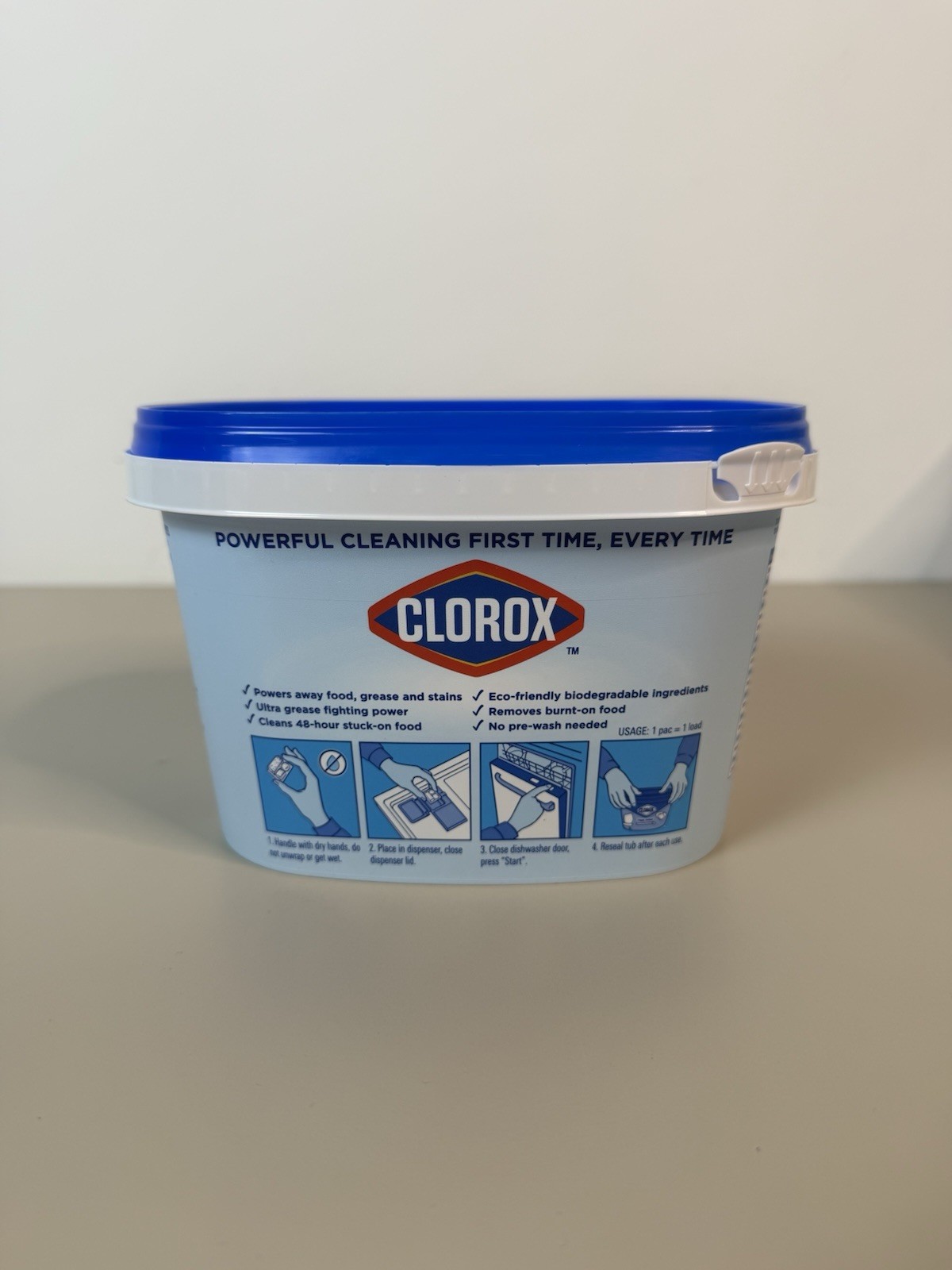 6 PACK – Clorox Triple Action Dishwasher Detergent PacsFresh 43CT