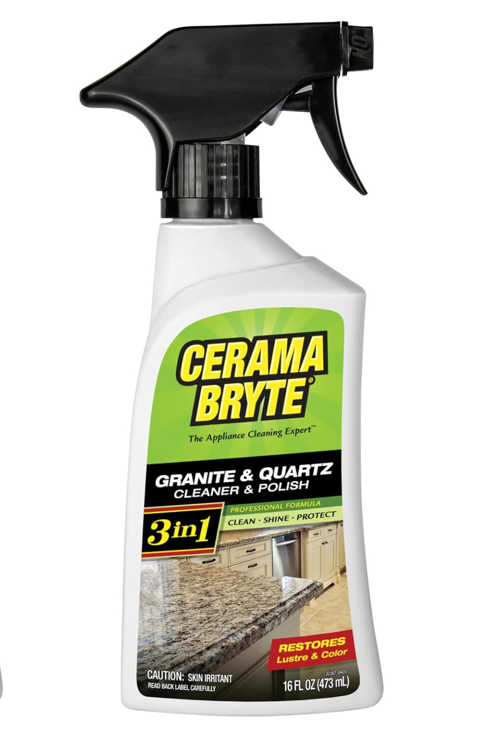 Cerama Bryte® Granite and Quartz Cleaner and Polish, 16-Fl. Oz. Trigger Spray B