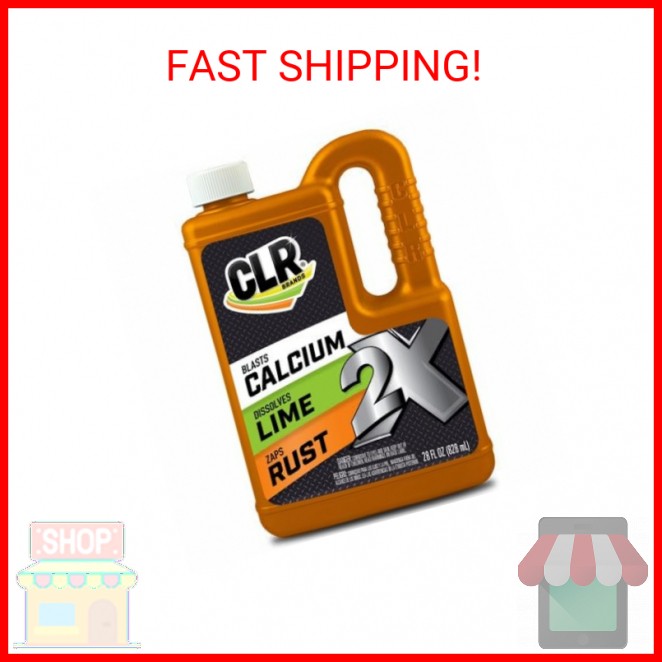 CLR Brands 2X Calcium Lime and Rust Remover – 28oz Jug