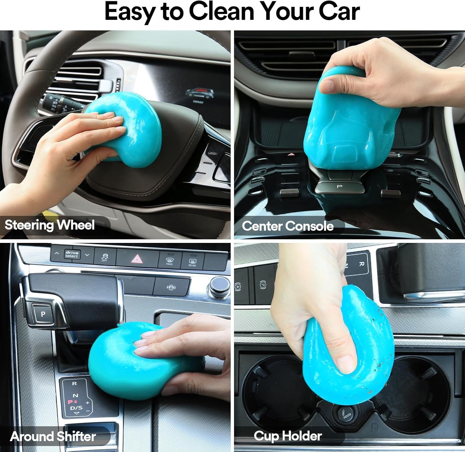 CAR CLEANING DETAILING PUTTY GEL Sticky Dust Remover Universal Interior Cleaner